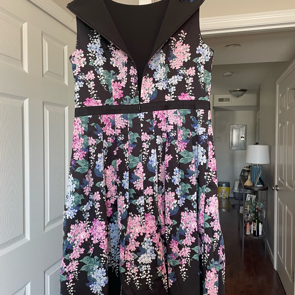 Talbots floral pleated dress
